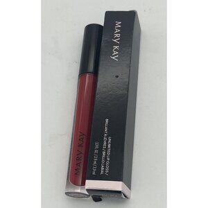 Mary Kay Unlimited Lip Gloss ICONIC RED #153475 .13 fl oz / 3.9 ml NEW